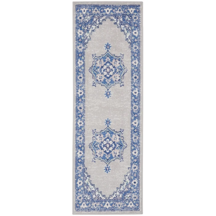 Nourison Whimsicle Area Rug WHS03-Grey Blue