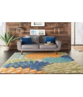Nourison Aloha Multicolor ALH05 3 ft. 6 in. X 5 ft. 6 in. Rectangle Rug