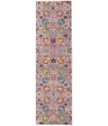 Nourison Passion Runner Area Rug PSN01-Silver
