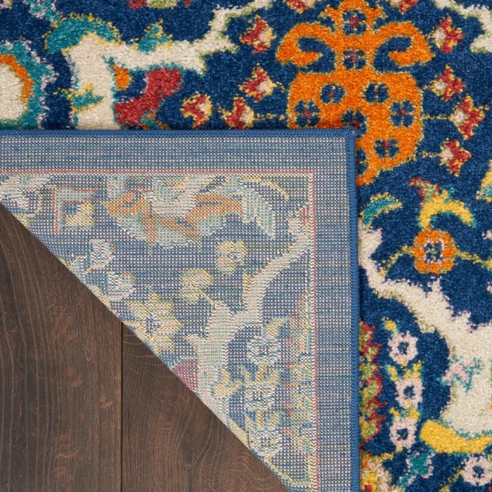 Nourison Allur Area Rug ALR03-Navy Multicolor