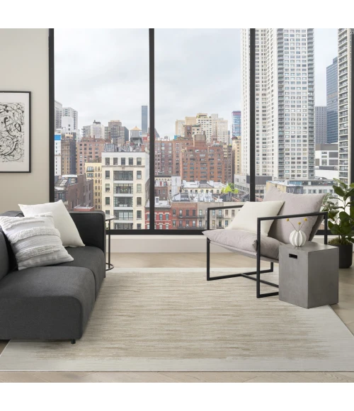 DKNY Grand Street Cream / Ivory GRN04 7ft.10in. x 9ft.10in. Rect. Rug