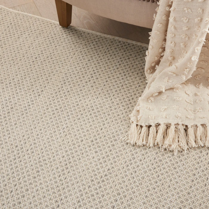 Nourison Courtyard Area Rug COU01-Ivory Silver