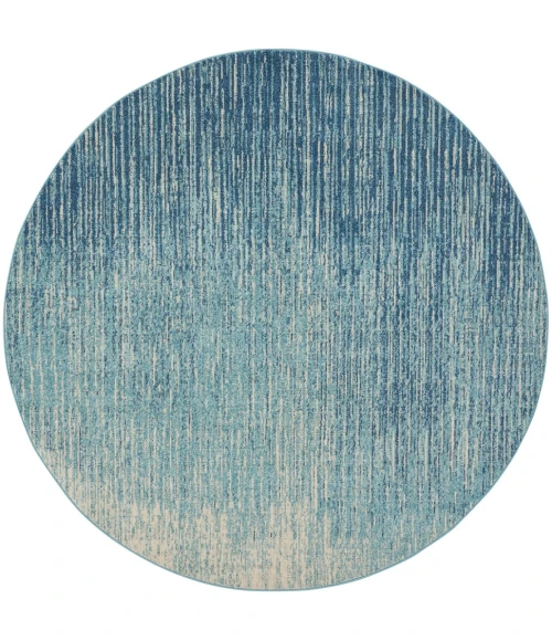 Nourison Passion Area Rug PSN09-Navy/Light Blue