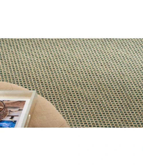 Nourison Courtyard Green COU01 4 ft. X 6 ft. Rectangle Rug