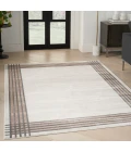 Nourison Desire Area Rug DSR01 Ivory/Silver