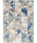 Nourison Elation Area Rug ETN12 Grey/Multi 7'10" x 9'10"
