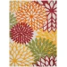 Nourison Home Aloha ALH05 Red Multicolor 9 ft. 6 in. X 13 ft. Area Rug