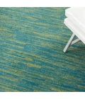 Nourison Essentials Blue Green Area Rug NRE01-Blue Green