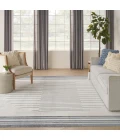 Nourison Astra Machine Washable Area Rug ASW04 Ivory Blue