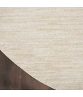 Nourison Essentials Ivory Beige Area Rug NRE01-Ivory Beige