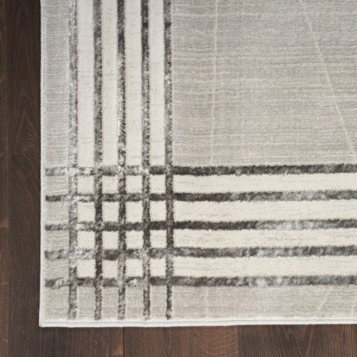 Nourison Desire Area Rug DSR01 Grey Silver