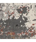 Nourison Tangra Grey/Multi TNR02 4 ft. X 6 ft. Rect. Rug