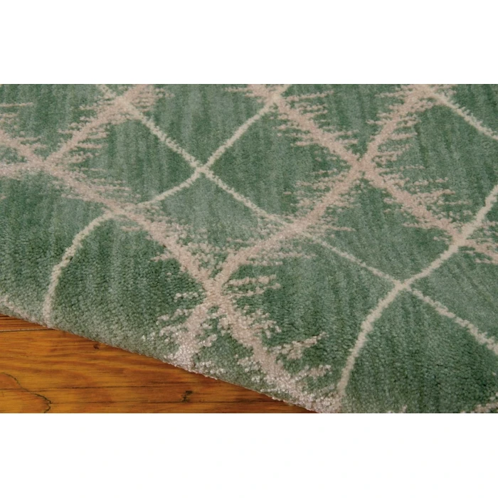 Nourison Home Tranquility Light Green TNQ01 5ft.3in. x 7ft.5in. Rect. Rug