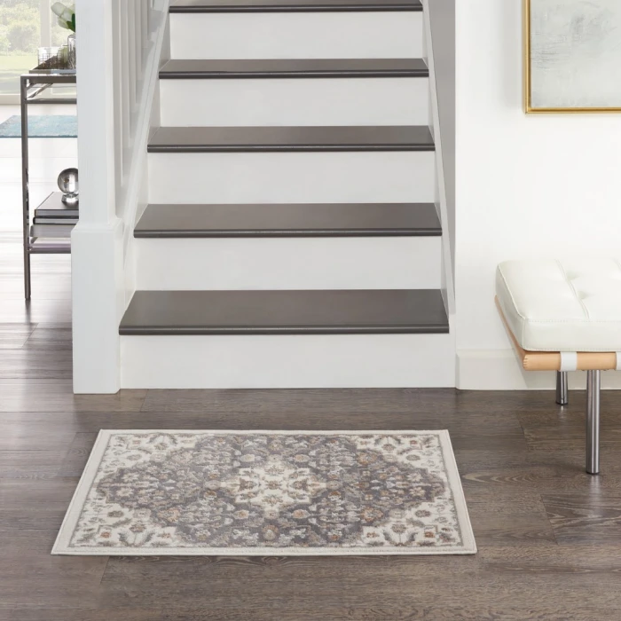 Nourison Elation Area Rug ETN08-Ivory Grey