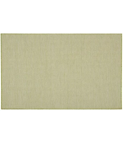 Nourison Home Courtyard COU01 Ivory Green 5 ft. Square Area Rug