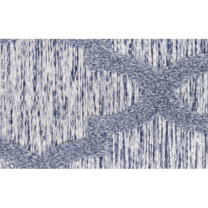 Nourison Easy Care Denim Blue NES01 2 ft. X 6 ft. Rectangle Rug