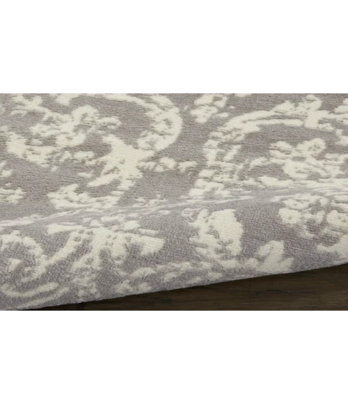 Nourison Jubilant Grey JUB09 2 ft. X 6 ft. Rectangle Rug
