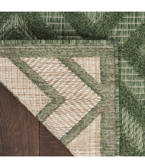 Nourison Home Versatile Green NRV01 2 ft. X 6 ft. Rectangle Rug