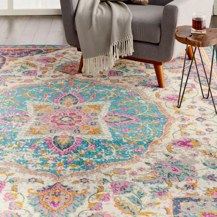 Nourison Passion Area Rug PSN22-Ivory/Multi