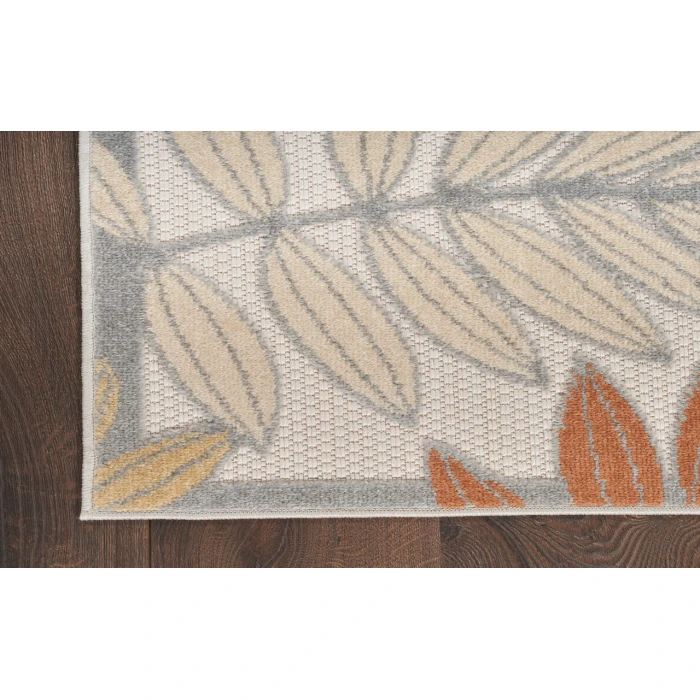 Nourison Aloha Blue Mocha ALH18 9 ft. X 12 ft. Rectangle Rug