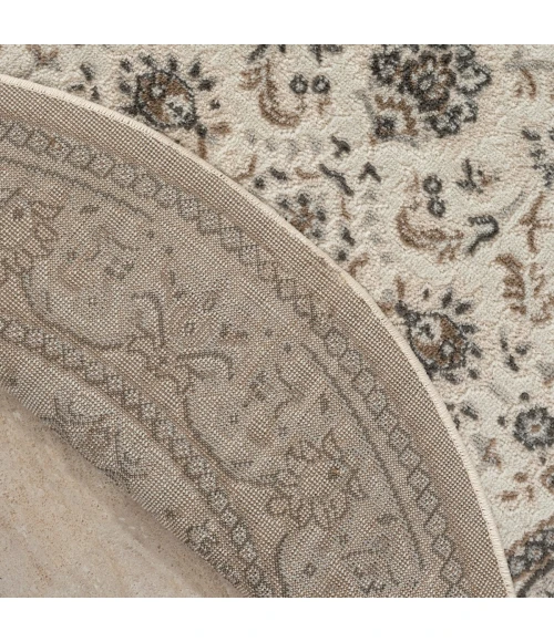 Nourison Serenity Home Ivory Mocha SRH02 4 ft. X Round Rug