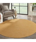 Nourison Positano Round Area Rug POS01-Yellow