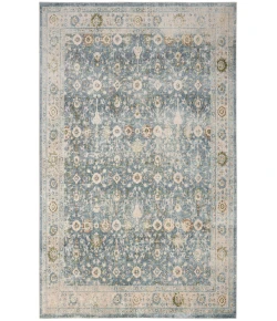 Nourison Home Astra Machine Washable ASW16 Teal Beige 7 ft. 10 in. X 10 ft. Area Rug