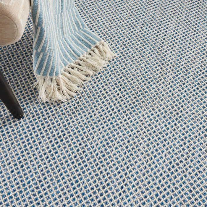 Nourison Courtyard Area Rug COU01-Ivory Blue