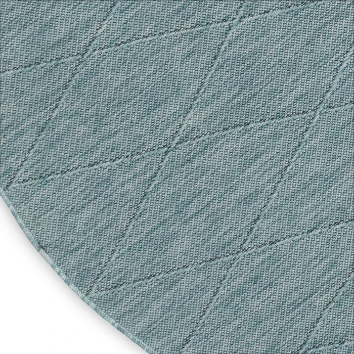Nourison Washable Solutions Aqua WSL01 8 ft. X Round Rug