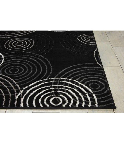 Nourison Studio Black STU03 3ft.11in. x 5ft.3in. Rect. Rug