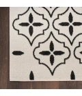 Nourison Home Nourison Essentials Ivory Black NRE04 6 ft. X 9 ft. Rectangle Rug