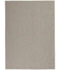 Nourison Courtyard Area Rug COU01-Ivory Charcoal