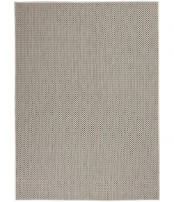Nourison Home Courtyard COU01 Ivory Charcoal 4 ft. X 6 ft. Area Rug