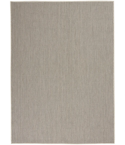 Nourison Courtyard Area Rug COU01-Ivory Charcoal