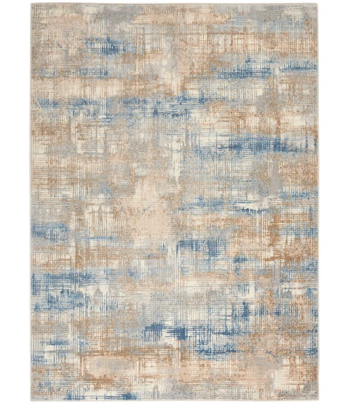 Calvin Klein Rush Area Rug CK951 Blue/Beige