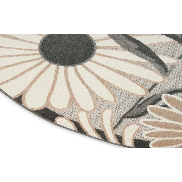 Nourison Aloha Beige ALH33 7’10” Round Rug