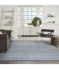 Nourison Positano Navy Ivory POS03 10ft. x 14ft. Rect. Rug