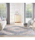 Nourison Elation Area Rug ETN08 Ivory Blue 7'10" x 9'10"