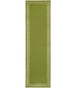 Nourison Home Nourison Essentials NRE02 Green Ivory 2 ft. 2 in. X 7 ft. 6 in. Area Rug