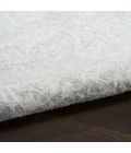 Nourison Astra Machine Washable Grey ASW12 2 ft. X 6 ft. Rect. Rug