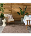 Nourison Tulum Brown TLM01 4 ft. X 6 ft. Rect. Rug