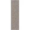 Nourison Home Washable Solutions WSL01 Grey/Mocha 2 ft. 2 in. X 8 ft. Area Rug
