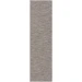 Nourison Home Washable Solutions WSL01 Grey/Mocha 2 ft. 2 in. X 8 ft. Area Rug