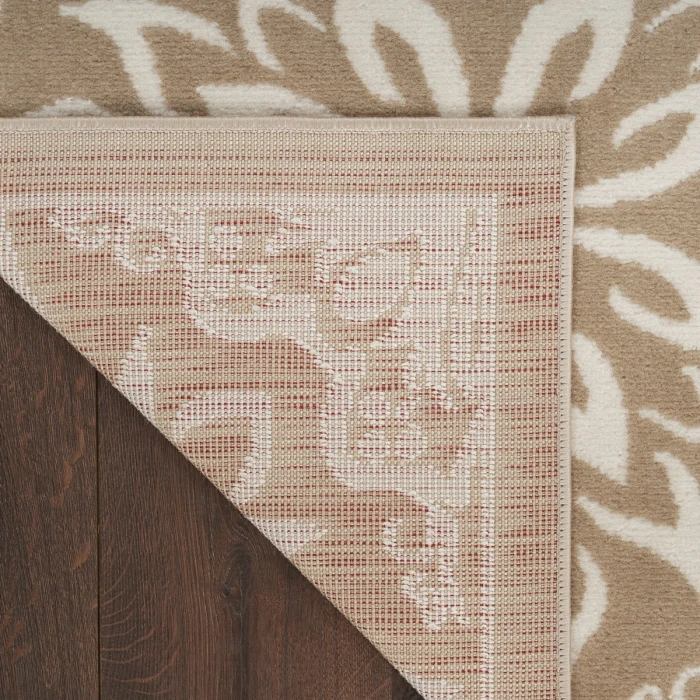 Nourison Jubilant Taupe JUB06 9 ft. X 12 ft. Rect. Rug