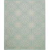 Nourison Home Jubilant JUB06 Ivory Green 7 ft. 10 in. X 9 ft. 10 in. Area Rug