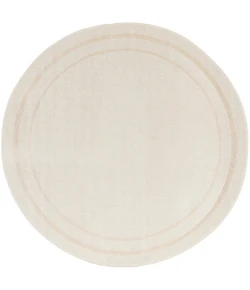 Nourison Home Nourison Essentials NRE02 Ivory Gold 6 ft. Round Area Rug