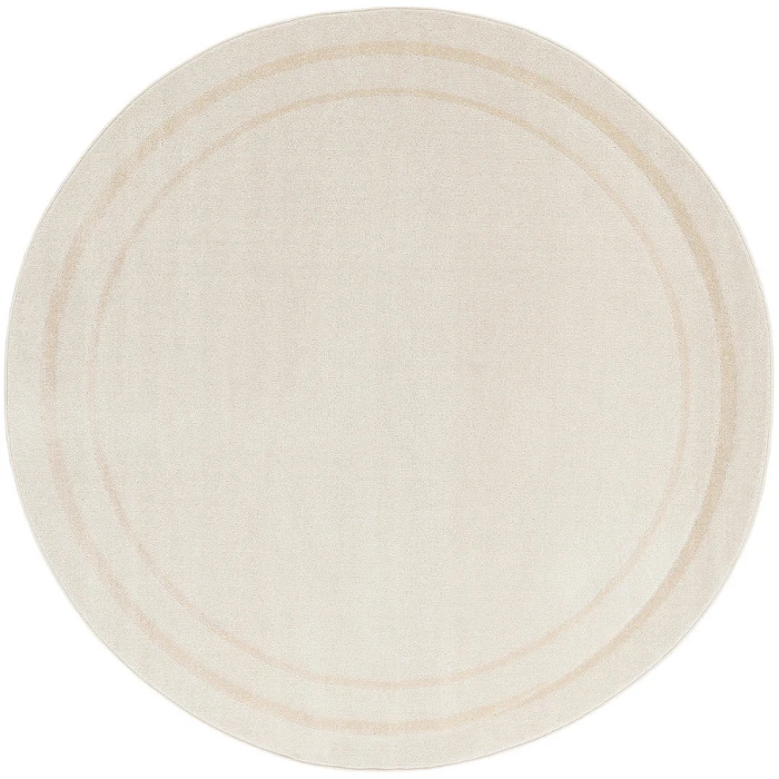Nourison Home Nourison Essentials Ivory Gold NRE02 6 ft. Round Rug