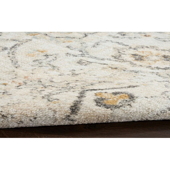 Nourison Oushak Home Grey OUS01 8 ft. X 9 ft. 10 in. Rectangle Rug