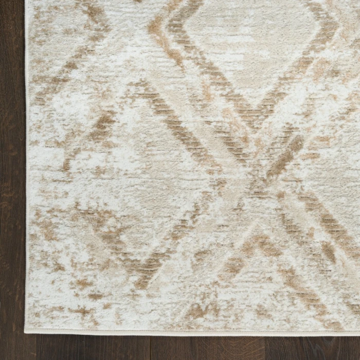 Nourison Dekor Ivory Taupe DEK05 7 ft. 10 in. X 9 ft. 10 in. Rect. Rug