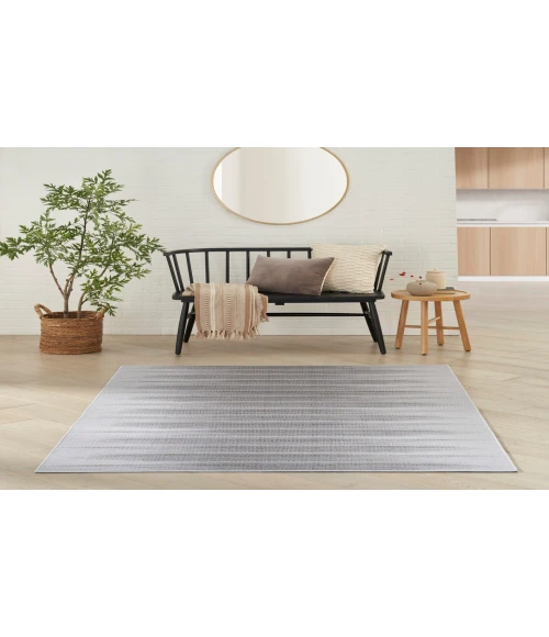 Nourison Vintage Home Grey VNH07 5 ft. X 7 ft. Rectangle Rug